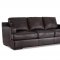 Alhambra Sofa in Brown Leather by Klaussner w/Options