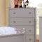 Diane 4PC Youth Bedroom Set CM7158GY in Gray w/Options