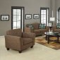 504151 Lilian Sofa & Loveseat in Brown Fabric by Coaster