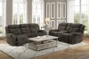 Aragon Motion Sofa & Loveseat 9519CH - Chocolate - Homelegance