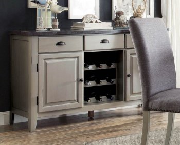 Mendel 5280-40 Server in Grey by Homelegance [HEBU-5280-40 Mendel]