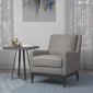 905531 Set of 2 Accent Chairs in Warm Grey Fabric by Coaster