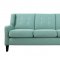 Roweena Sofa & Loveseat Set 1218TL in Teal Fabric by Homelegance