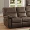 Nell Motion Sofa 8330 in Brown by Homelegance w/Options