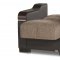 Uptown Sofa Bed in Brown Fabric by Casamode w/Options