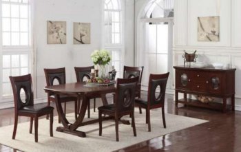 2017-68 Dining Set 5Pc in Cherry by Homelegance [HEDS-2017-68]