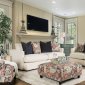 Pomfret Sofa SM8222 in Beige Chenille Fabric w/Options