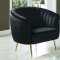 Dionne Loveseat CM5100BK in Black Flannelette w/Options