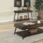 Macall 82270 3Pc Coffee Table Set in Dark Oak by Acme