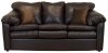 Brown Bonded Leather Modern Sofa & Loveseat w/Options