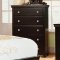 Evans 5Pc Bedroom Set CM7099EX in Espresso Leatherette w/Options