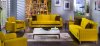 Fabio Lilyum Yellow Sofa Bed in Fabric by Sunset w/Options