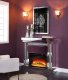 Noralie Electric Fireplace 90470 in Mirror by Acme