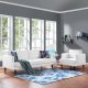 Agile Sofa in White Fabric by Modway w/Options