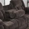 U1600 Motion Sofa in Brown Fabric by Global w/Options