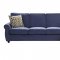 Kendrik Sectional Sofa 501545 in Blue Fabric by Coaster