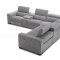 Picasso Power Motion Sectional Sofa in Light Gray Fabric by J&M