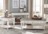 Willowick Coffee Table Set 3Pc 1614- Antique White-Homelegance