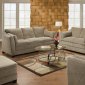 Hazel Microfiber Modern Sofa & Loveseat Set w/Optional Items