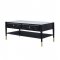 Atalia Coffee Table 3PC Set 83225 in Marble & Black by Acme