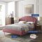 Lana Upholstered Platform Queen Bed in Dusty Rose Velvet by Modw