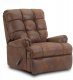 Tobacco Microfiber Fabric Comfortable Modern Recliner