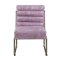 Loria Accent Chair AC00657 Wisteria Top Grain Leather by Acme