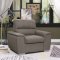 Andes Sectional Sofa Bed 9858TP in Taupe Fabric by Homelegance