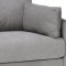 Softee Sofa Bed in Gray Fabric w/ Full Sleeper