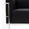 Charles Grande Sofa in Black Leather by Modway w/Options