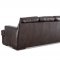 Alhambra Sofa in Brown Leather by Klaussner w/Options