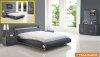 Black Vela Bedroom w/Upholstered Bed & Optional Casegoods