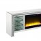 Noralie TV Stand w/Fireplace & LED LV00317 in Mirrored by Acme