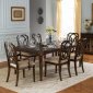 1397 Garrison Dining Table in Cherry by Homelegance w/Options