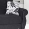 Rain Sofa Bed & Loveseat Set in Black Chenille by Rain w/Options