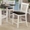 Raegan II 5Pc Counter Ht Dinette Set CM3197PT in Antique White