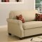 Taupe Fabric Modern Convertible Sofa Bed w/Optional Size