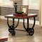 Reese Coffee Table & 2 End Table Set CM4331 in Dark Oak