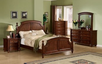 CM7230 Spring Bay Bedroom in Brown Cherry w/Options [FABS-CM7230 Spring Bay]