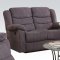 Jacinta Motion Sofa in Gray Velvet by Acme w/Options