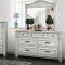 Daria 5Pc Bedroom Set CM7562 in Antique White w/Options