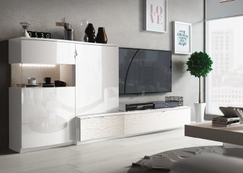 Cordoba Wall Unit in White by ESF [EFWU-Cordoba]