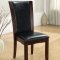 Manhattan Dining Room CM3710OT 7Pc Set in Dark Cherry & Brown