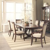 105441 Alyssa Dining Table in Dark Cognac by Coaster w/Options