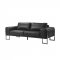 U808 Sofa & Loveseat Set in Charcoal by Global w/Options