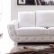 838 Sofa in White Leather by ESF w/Optional Loveseat & Chair