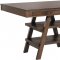 Dewey Counter Ht 5Pc Dining Set 115208 in Walnut by Coaster