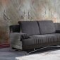 Fantasy Marek Black Fabric Sofa Bed by Sunset