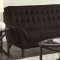 Natalia Sectional Sofa 503778 in Black Fabric by Coaster