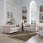 Cyndi Sofa 52055 in Light Grey Fabric by Acme w/Options